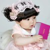 宝宝韩国婴儿假发发带发饰公主儿童头女孩刘海发带蝴蝶结发带
