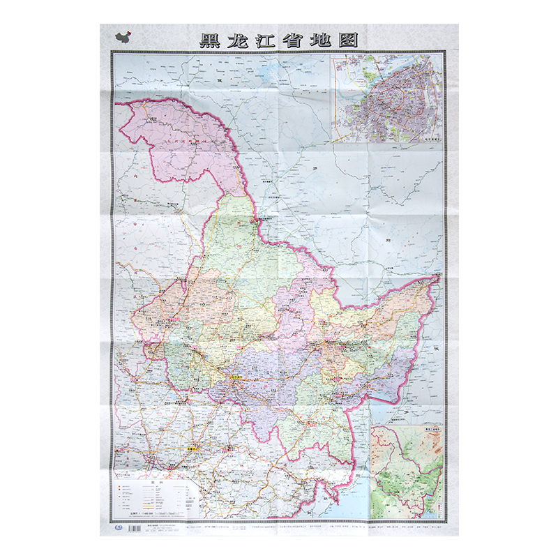 黑龙江省地图 2018全新版 黑龙江地图贴图 行政 1.1*0.8米 整张加盒 折叠型 中国分省地图 超大办公室贴图在类目 书籍/杂志/报纸, 地图/地理, 中国行政区划图中 - 来自Buy2taobao.com提供专业的淘宝代购服务