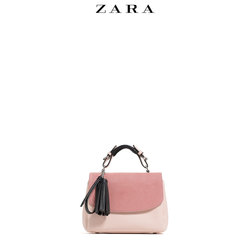 ZARA 女包 拼接材质城市休闲包 14801104202