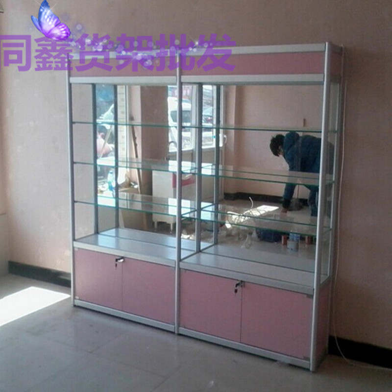 化妆品柜子透明玻璃展柜展示柜商用样品柜工艺礼品展架产品陈列柜在类目 商业/办公家具, 货架/展柜, 化妆品展柜中 - 来自Buy2taobao.com提供专业的淘宝代购服务