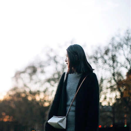 cos soft leather shoulder bag