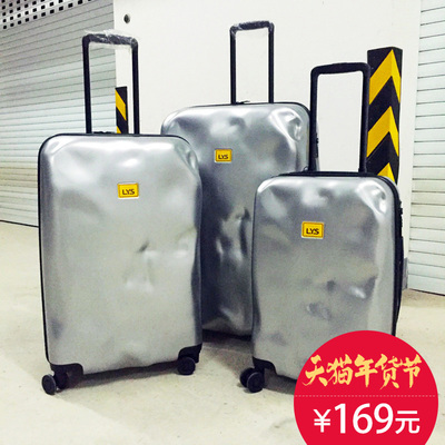 个性行李箱破损复古拉杆箱20寸超轻旅行箱万向轮24寸28男女登机箱