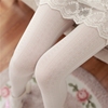 日系复古甜美蕾丝袜子，提花公主白色丝袜连裤袜夏季薄款性感打底袜