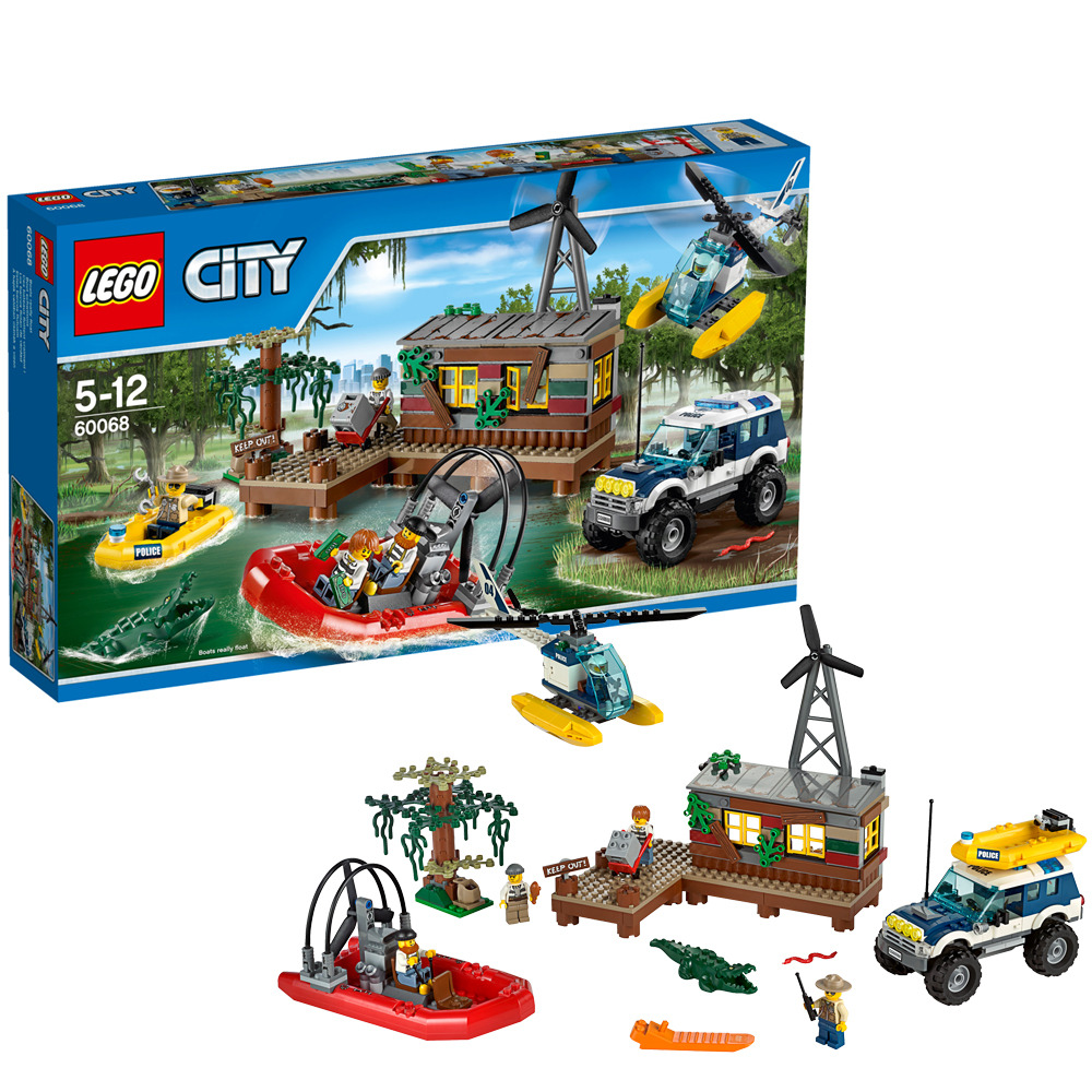 乐高城市组60068小偷藏身处追踪LEGO CITY 积木玩具拼搭益智