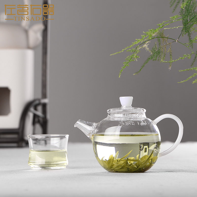 左茗右器 迷你功夫小茶壶耐热玻璃功夫茶具过滤泡茶器透明泡茶壶|ruв категории посуда, чайный сервиз, чайник - от Buy2taobao.com для оказания профессиональной услуги покупки агента Taobao