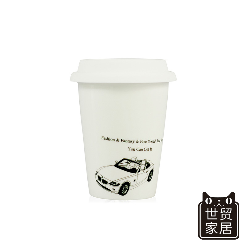 European style With cover double-deck Insulated cup originality ceramics Mug Office Drinking glass personality milk Mugin the Tableware , Cup/Cups/Kettle , Insulated cup category - from Buy2taobao.com to provide professional Taobao agent buy service