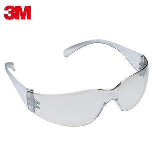 3m护目镜11228af防沙防尘冲击防护镜摩托眼镜，防风工业骑行风镜