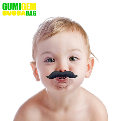 GUMIGEM进口婴幼儿安抚奶嘴硅胶胡子奶嘴宝