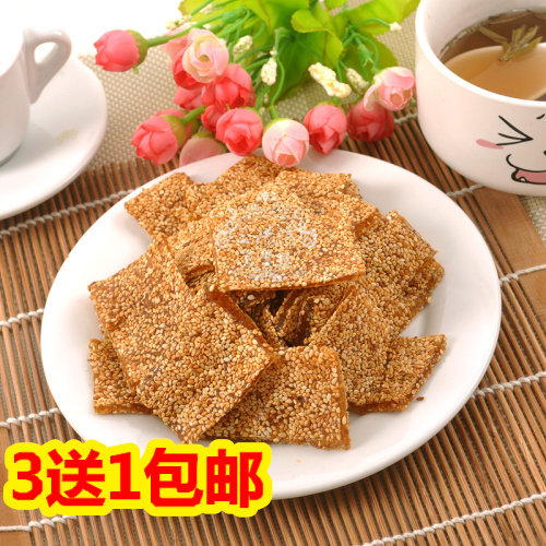 扬州特产传统纯手工散装批发白芝麻牛皮糖上海不粘牙嚼劲零食小吃