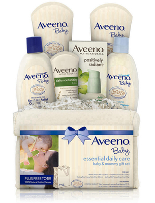 标题优化:美国Aveeno新生儿用品礼盒 婴儿洗护套装送礼佳品 母婴用品礼盒