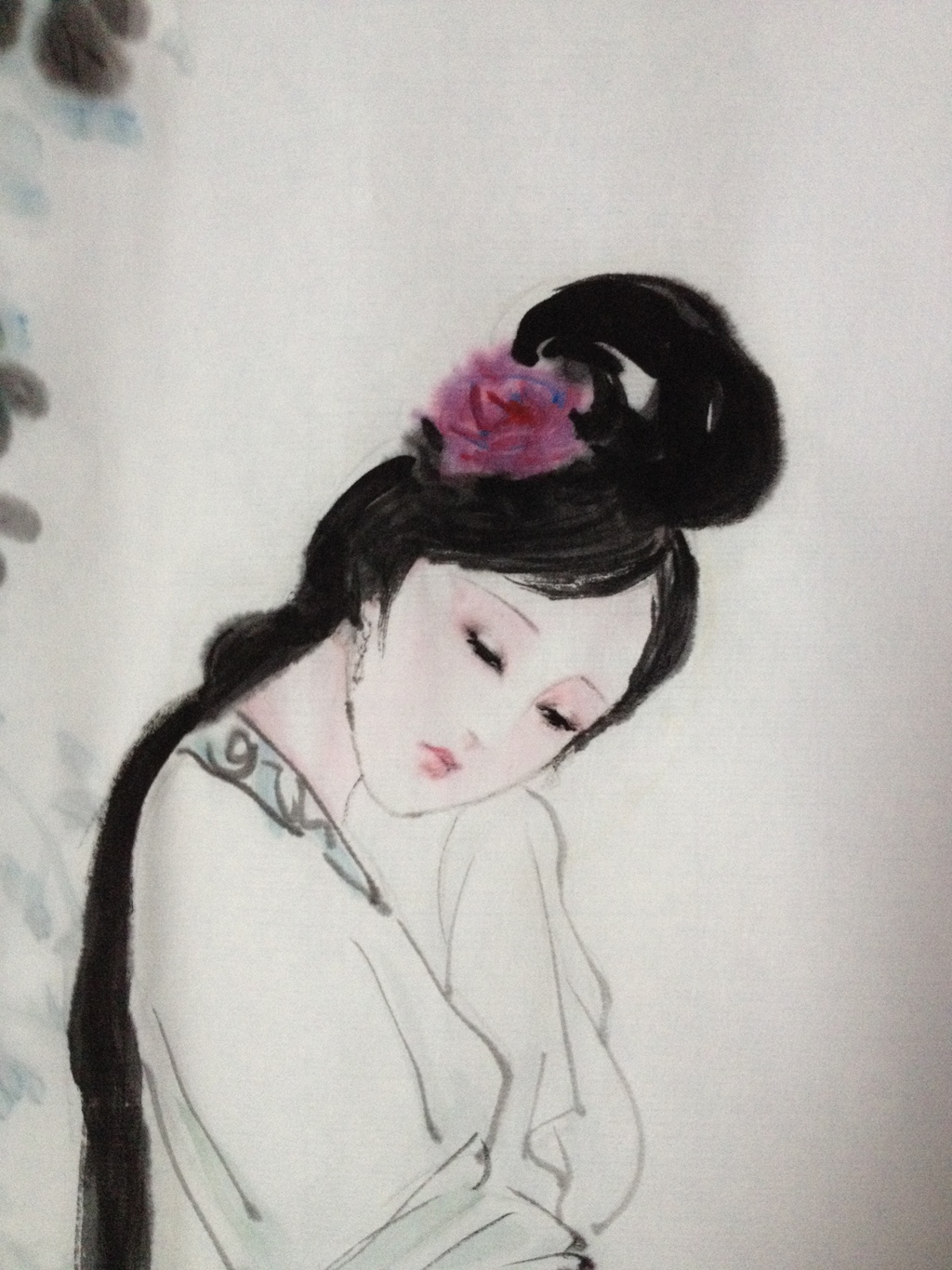 国画 写意仕女 手绘|msdalam kategori antik/Komputer &/kraf/mengumpul, Calligraphy/lukisan, lukisan tradisional Cina - dari Buy2taobao.com untuk memberikan perkhidmatan ejen Taobao profesional membeli