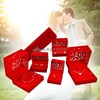经典创意镂空红色珠宝包装盒戒指手镯结婚黄金收纳手表盒