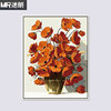 画画diy数字油画花卉填充客厅餐厅手绘数码填色自己手工绘油彩画