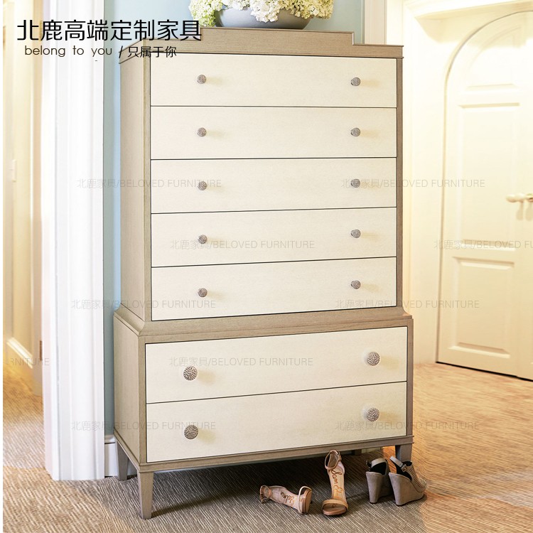 北鹿高端定制家具美式欧式乡村轻奢实木斗柜精致边柜鞋柜 hoc-131|msdalam kategori perabot kediaman, kabinet, Dada Laci - dari Buy2taobao.com untuk memberikan perkhidmatan ejen Taobao profesional membeli