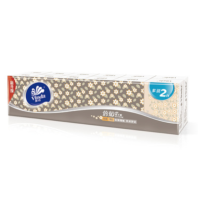 【天猫超市】维达倍韧系列手帕纸3层10张12包装210mm*210mm纸巾