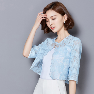 小披肩女夏百搭短款2016新款薄款坎肩短袖外