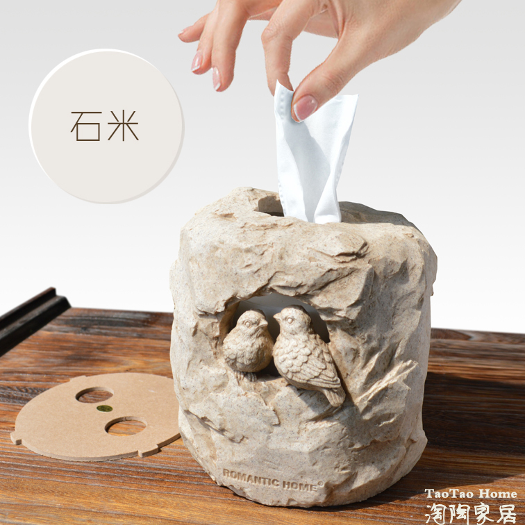 新款欧式复古创意抽纸巾盒 圆形抽纸盒 防水树脂幸福家居装饰摆件|msdalam kategori Aksesori rumah, barang-barang hiasan, kotak tisu hiasan - dari Buy2taobao.com untuk memberikan perkhidmatan ejen Taobao profesional membeli