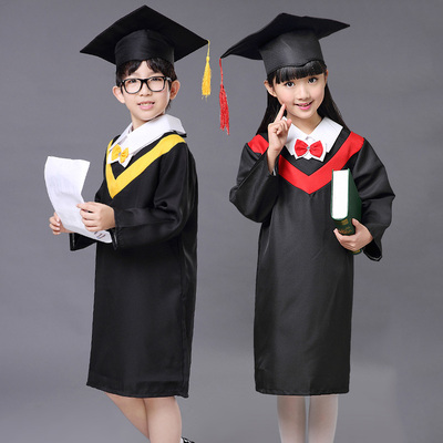 儿童演出服装幼儿舞蹈服博士服男女毕业礼服幼