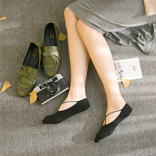 3双寻光设计日本镂空交叉性感，隐形袜女袜船袜超浅口袜网眼透气
