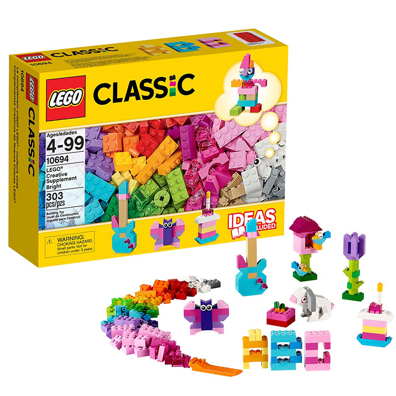 乐高经典创意10694经典创意积木补充装-明亮色块 LEGO 积木玩具