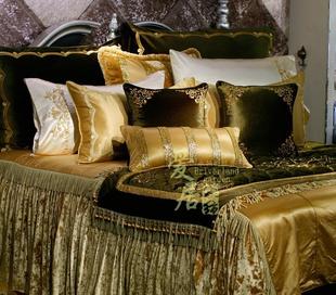 奢华高档欧式床上用品别墅美式样板房法式样板间新古典床品多件套