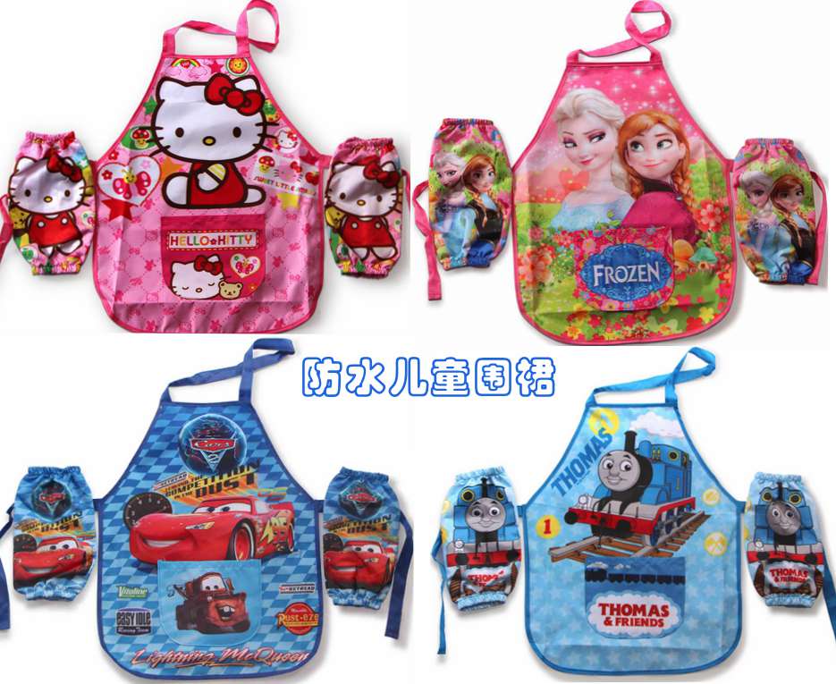 waterproof children men and women Child baby Dinner jacket apron Painting clothes Calligraphy Japan Bibs lovely Cartoonin the Family/Personal Cleaning Tools , Housework/Floor cleaning equipment , Apron category - from Buy2taobao.com to provide professional Taobao agent buy service