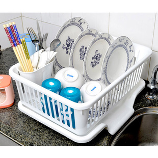 高品质塑料大号沥水厨房滴水碗碟架放碗盆碗架收纳架置物架