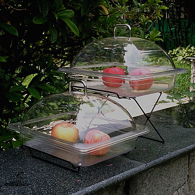雙層PC透明食品展示盤 自助餐食物盆 水果面包糕點餅幹盤帶蓋在類目 餐飲具, 餐具, 果盆/果盤/果籃中 - 來自Buy2taobao.com提供專業的淘寶代購服務