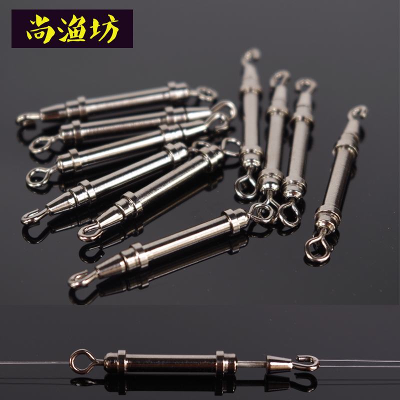 金属弹簧铅皮座 伸缩带卸力钓大鱼缓冲器转环