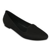 Crocs／卡洛驰 女鞋黑色净版低帮鞋乐福鞋船鞋 2667850