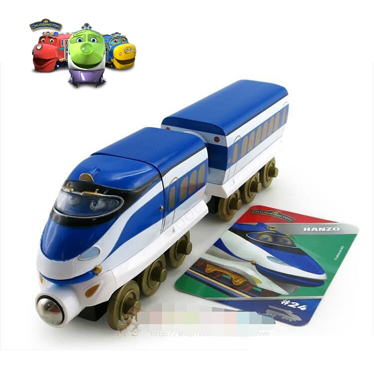 爱不释手 TOMY恰恰特快车火车宝宝带磁铁车厢 木头合金兼容轨道T