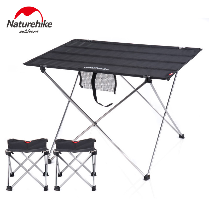 NH customer fold Tables and chairs portable barbecue Picnic tables road trip Camping aluminium alloy Folding table suitin the Outdoor/Mountaineer/Camping/Travel Goods , Outdoor Furniture , Outdoor tables category - from Buy2taobao.com to provide professional Taobao agent buy service