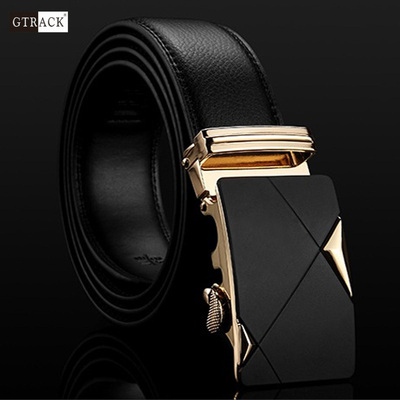 男士皮带自动扣牛皮休闲百搭裤腰带 青年韩版商务潮流真皮皮带