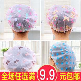 夏季洗澡防水浴帽加厚 卡通图案化妆护理帽 厨房防油烟帽子在类目 家庭/个人清洁工具, 个人洗护清洁用具, 浴帽中 - 来自Buy2taobao.com提供专业的淘宝代购服务