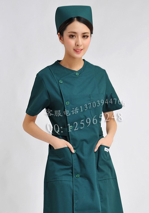 南丁格尔正品洗手裙麻醉师工作服无领短袖护士服医生服包邮费在类目 女装/女士精品, 套装/学生校服/工作制服, 医护制服中 - 来自Buy2taobao.com提供专业的淘宝代购服务