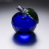 意大利进口ranoldi创意水晶苹果摆件生日情人节，礼物琉璃蓝