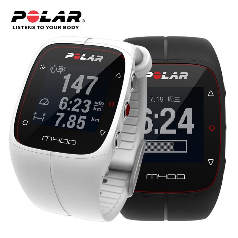 POLAR博能 GPS跑步手表 智能手表 运动测速里程 防水心率表 M400