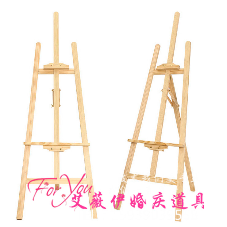 Wedding celebration prop Easel Fine Arts Sketch Easel solid wood woodiness Easel Welcome card Gallows woodiness Welcome Display Rackin the Festive supplies/Gift , Other Festival Gifts category - from Buy2taobao.com to provide professional Taobao agent buy service