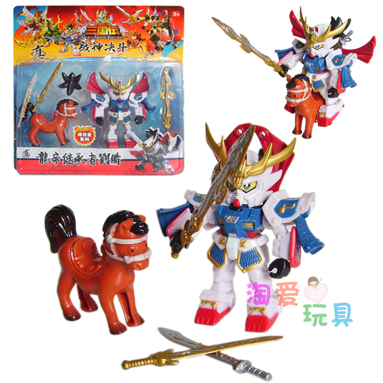 Three countries character Model Assemble Toys Superalloy Cao Cao Ming Liu Bei Q version BB character Warrior Mountsin the Play mode/Anime/Periphery/cos/Board games , Up/Mech model/Robot/Deformation class , Gundam Area category - from Buy2taobao.com to provide professional Taobao agent buy service
