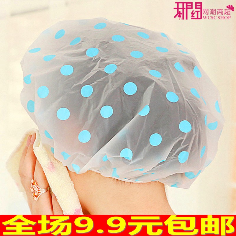 the republic of korea Lovely Waterproof shower cap thickening adult lady Shampoo cap waterproof take a shower Hat Bathing capin the Family/Personal Cleaning Tools , Personal care cleaning appliances , Shower cap category - from Buy2taobao.com to provide professional Taobao agent buy service