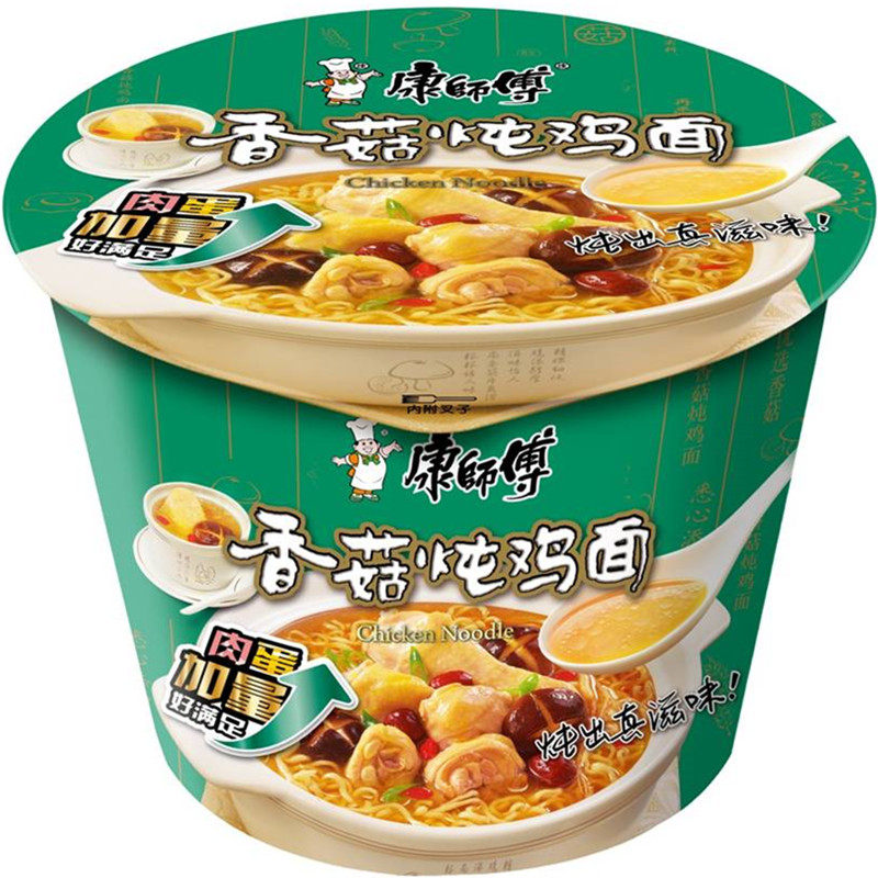 【天猫超市】康师傅 香菇炖鸡方便面 103g/桶