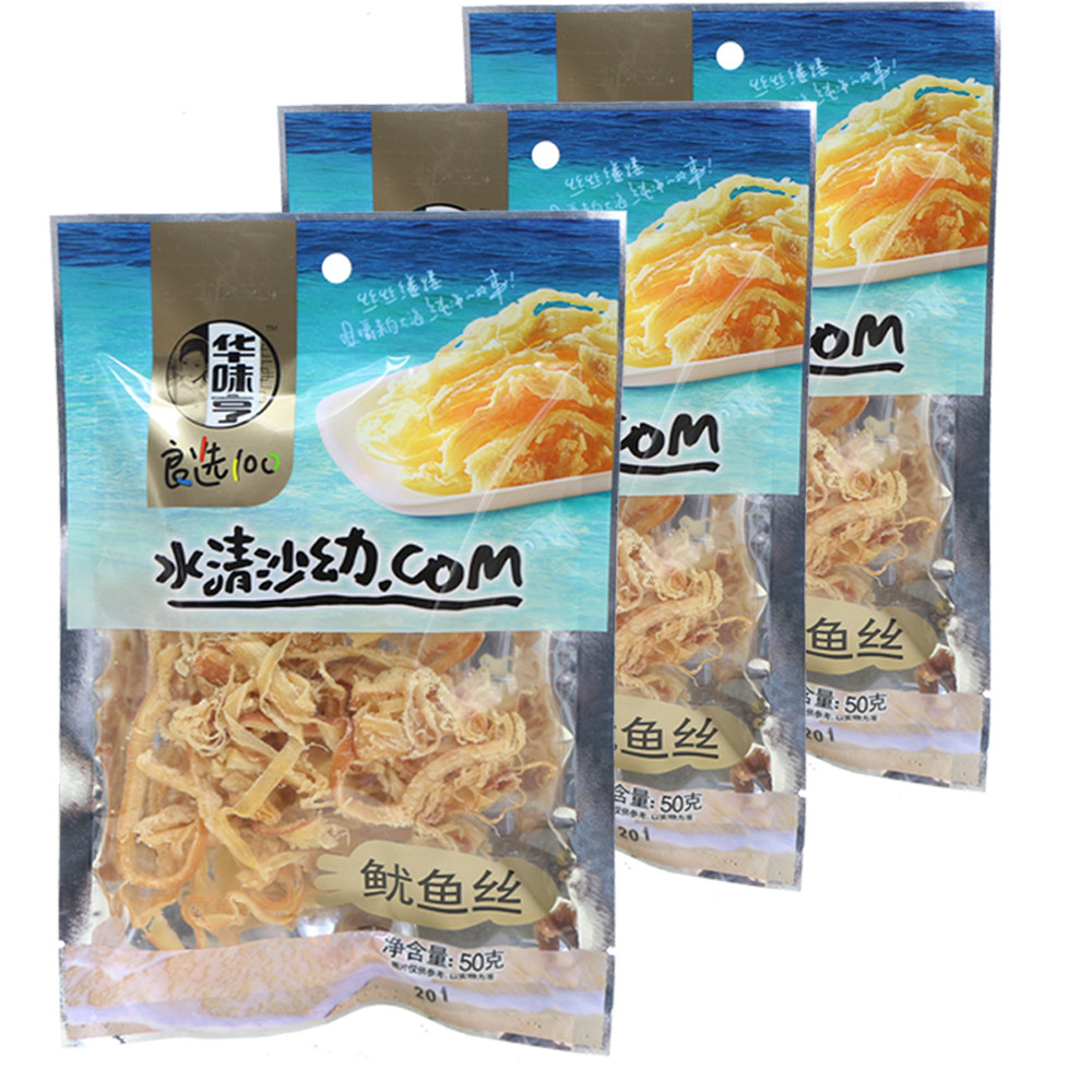 华味亨鱿鱼干鱿鱼条手撕鱿鱼丝零食【华味亨鱿鱼丝50g×5包】在类目 零食/坚果/特产, 鱿鱼丝/鱼干/海味即食, 即食鱿鱼零食中 - 来自Buy2taobao.com提供专业的淘宝代购服务