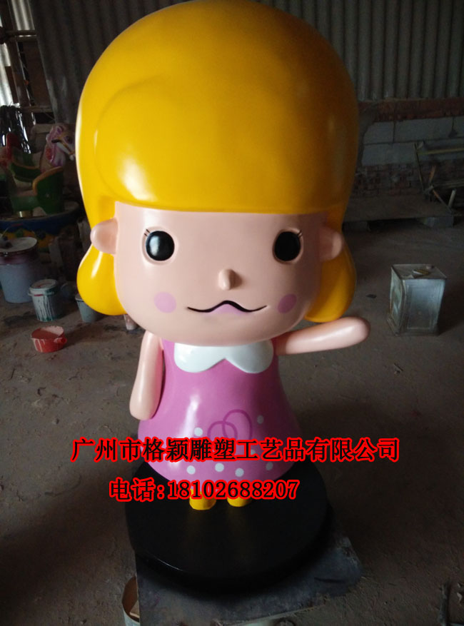 蘑菇妹卡通雕塑工藝品擺件 現貨玻璃鋼雕塑公仔迎客模型雕像裝飾在類目 家居飾品, 擺件中 - 來自Buy2taobao.com提供專業的淘寶代購服務