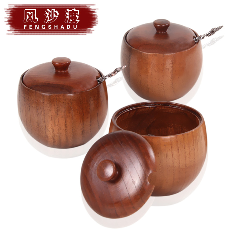 monosodium glutamate Seasoning Box kitchen Cruet Japanese single wood Salt shaker Condiment bottles Separate loading Seasoning box householdin the Tableware , Tableware , Bottle/Tank category - from Buy2taobao.com to provide professional Taobao agent buy service