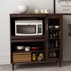 简约微波炉柜子宜家餐边柜橱储藏收纳烤箱柜子