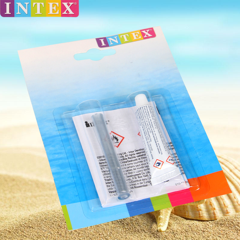 INTEX Children love handles pool Repair kit Rubber boat Repair Tool Inflatable mattress Patch glue patchin the Sports/Yoga/Fitness/Fans supplies , Table tennis , Adhesives/Glue category - from Buy2taobao.com to provide professional Taobao agent buy service