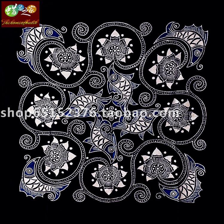 蜡染桌布 苗族蜡染 蜡染画 壁挂 台布 方桌布 连连有鱼 115*115CM在类目 特色手工艺, 少数民族特色工艺品, 苗族特色, 苗族蜡染中 - 来自Buy2taobao.com提供专业的淘宝代购服务