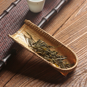 高档竹编茶则茶勺日式手工茶道六君子，仿古功夫茶具天然竹木配件