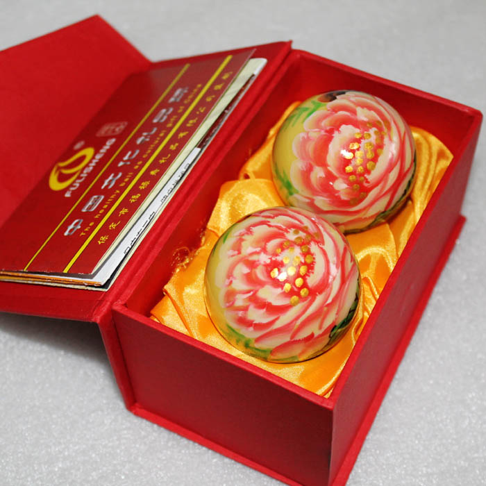 保定铁球父亲节手玩球健身球中老年礼品牡丹花开送老人的生日礼物|ruв категории движение/йога/фитнес/фанаты товаров, машина времени/малых и средних типа фитнес - оборудования, мяч/здравоохранения мяч - от Buy2taobao.com для оказания профессиональной услуги покупки агента Taobao