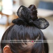 韩国进口饰品发饰头饰性感蕾丝兔耳朵发圈发绳皮筋女少女可爱